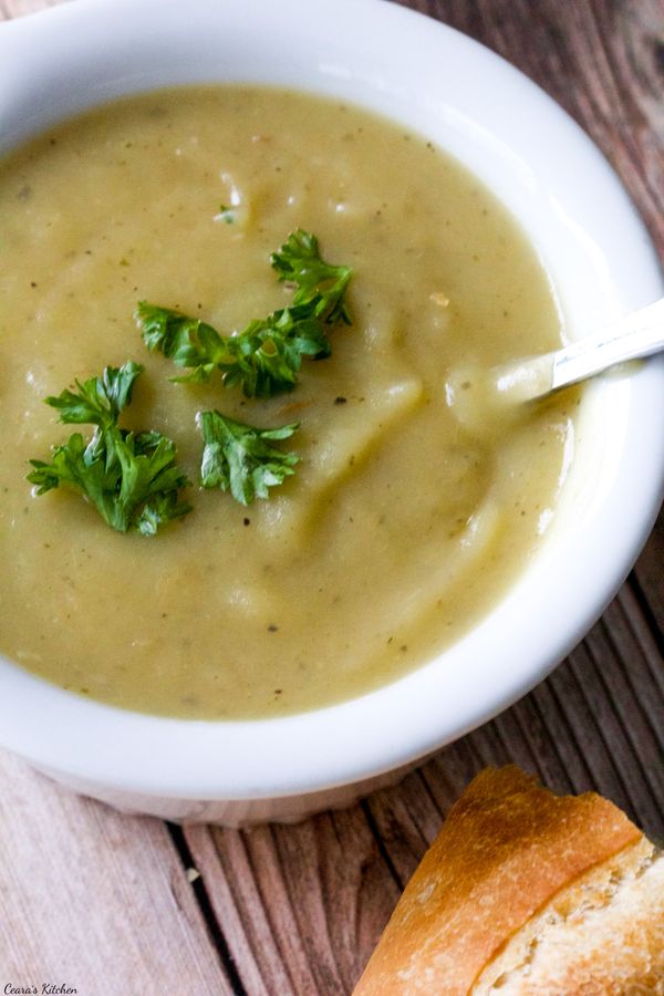 Vegan Potato Leek Soup