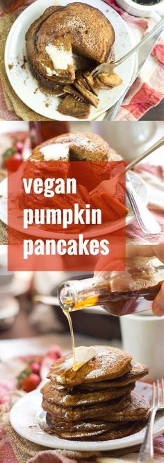 Vegan Pumpkin Pancakes