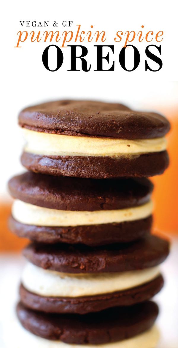 Vegan Pumpkin Spice Oreos