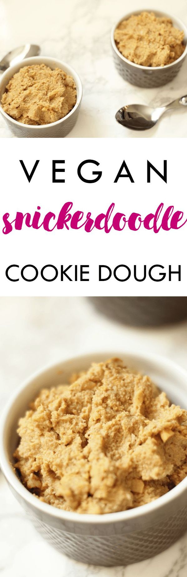 Vegan Snickerdoodle Cookie Dough