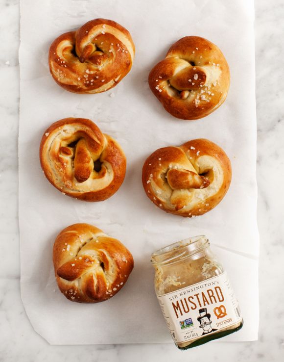 Vegan soft baked pretzels