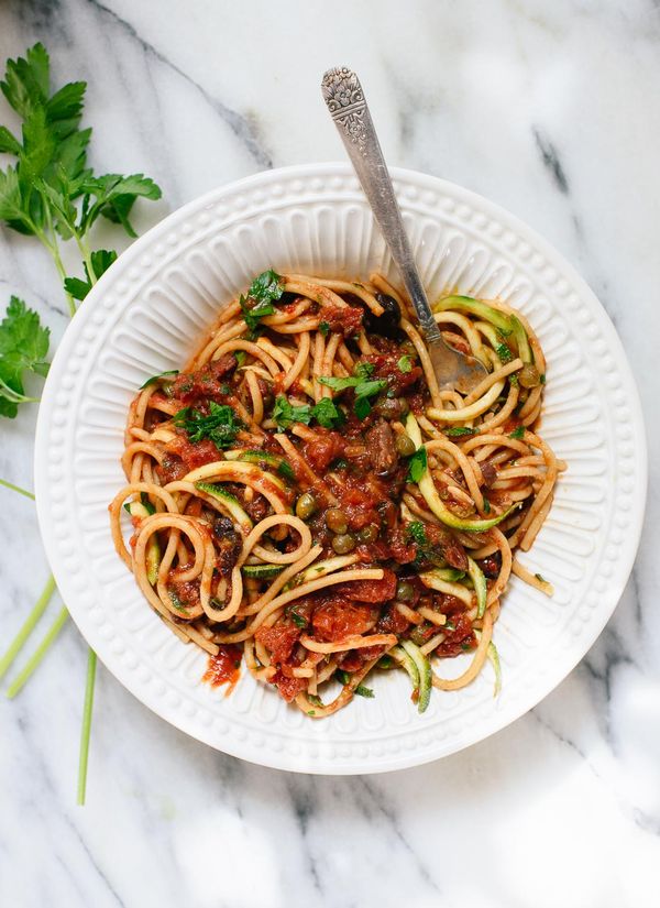 Vegan Spaghetti alla Puttanesca