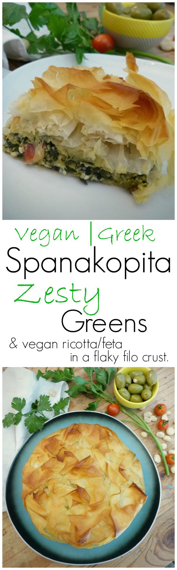 Vegan Spanakopita (Greek Spinach Pie