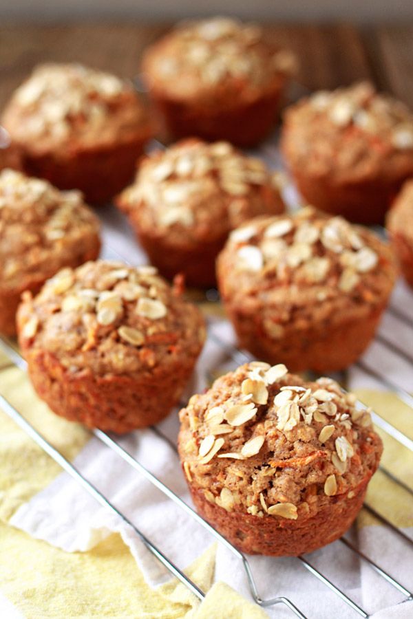 Vegan Spiced Carrot Muffins