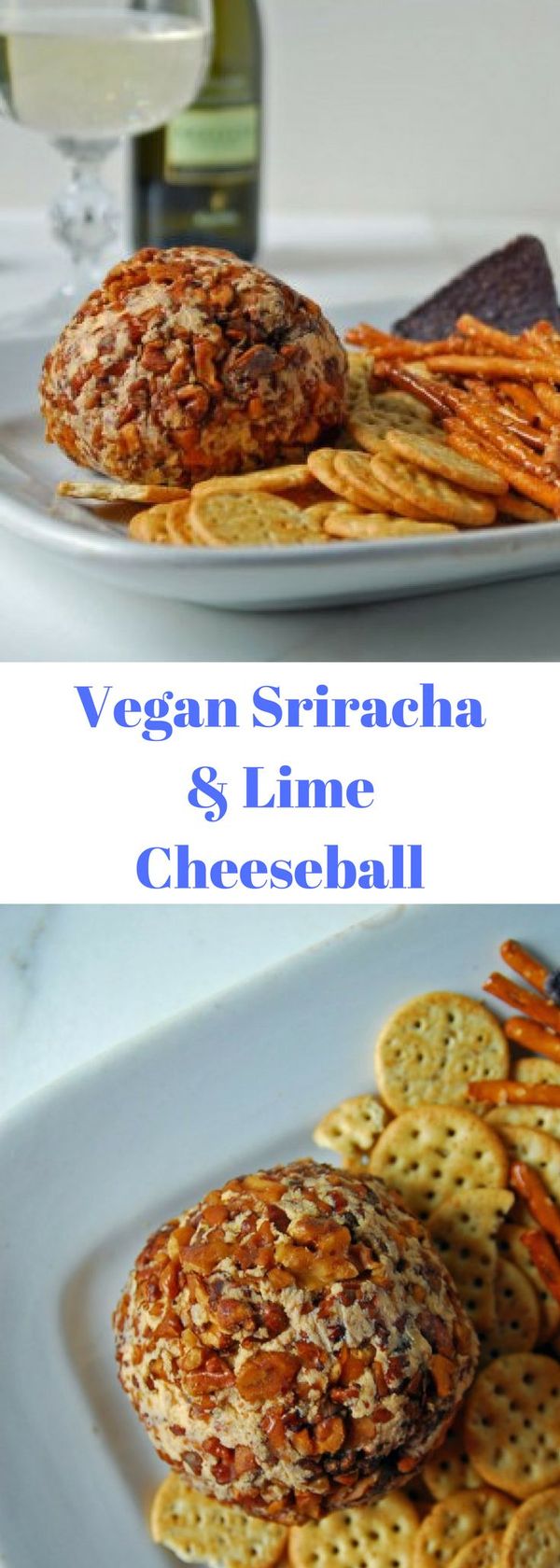 Vegan Sriracha and Lime Cheeseball