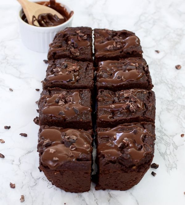 Vegan sweet potato brownies