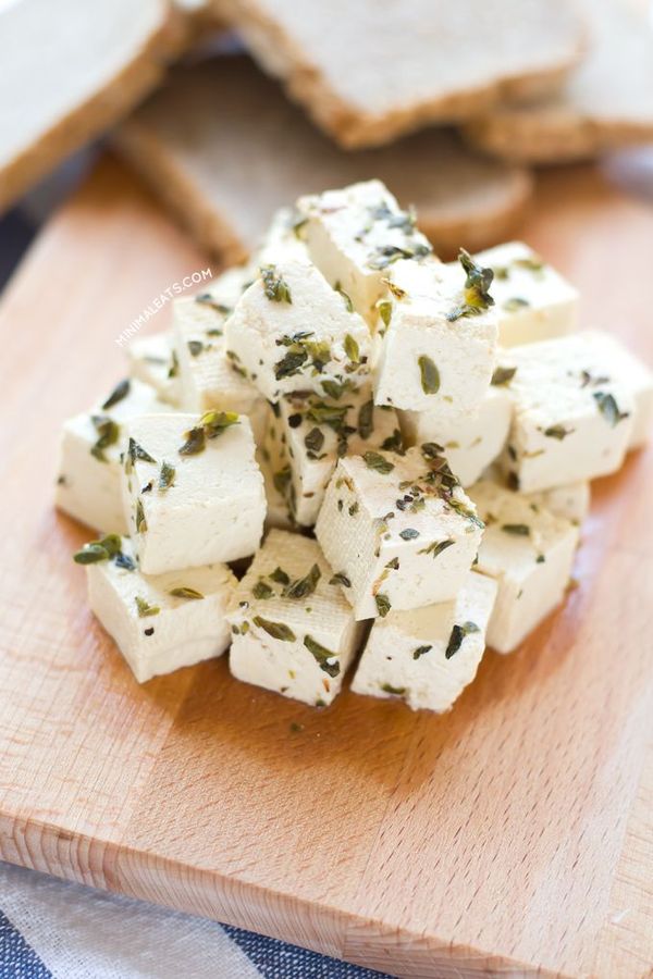 Vegan Tofu Feta Cheese