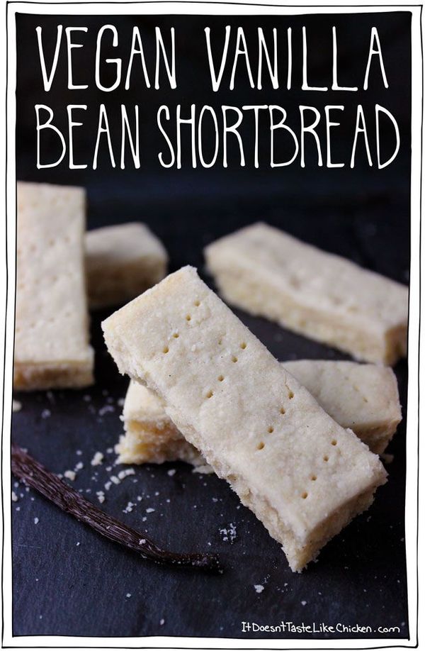 Vegan Vanilla Bean Shortbread