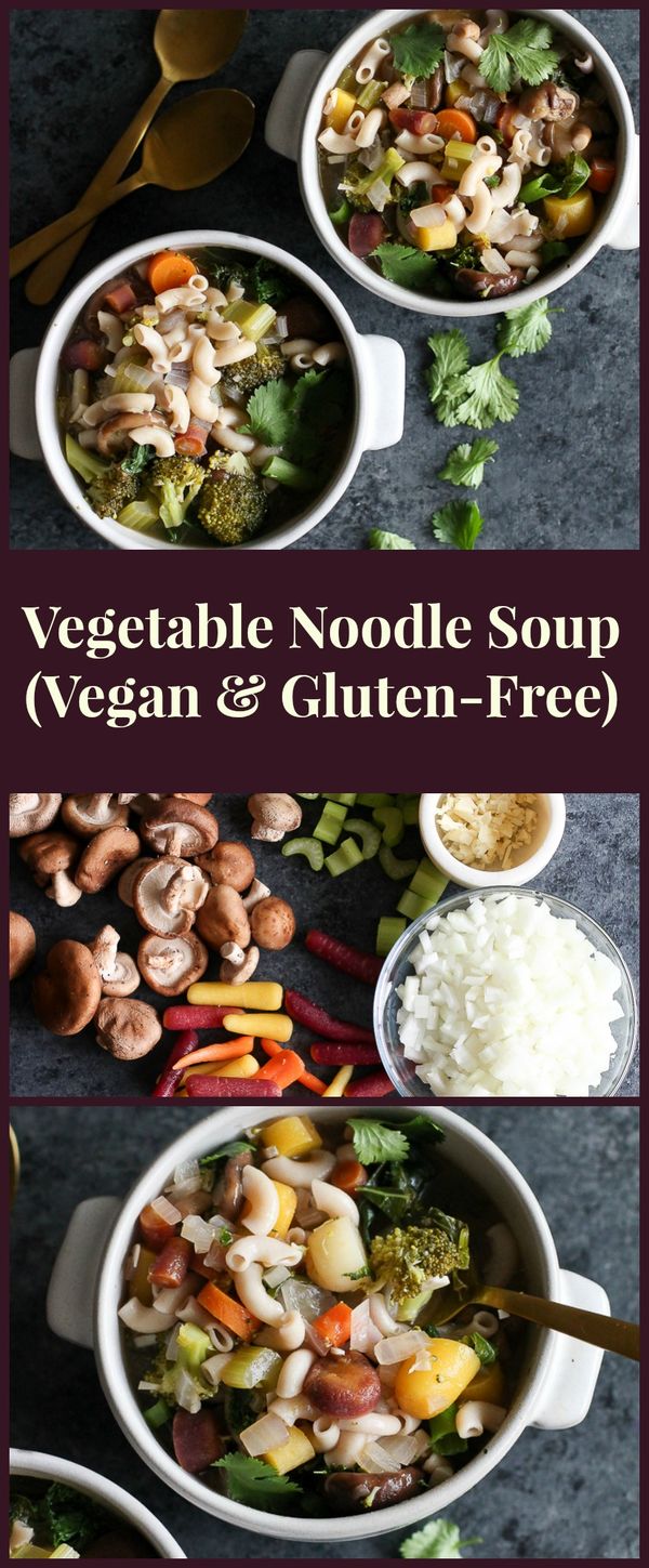 Vegetable Noodle Soup (Vegan & Gluten-Free