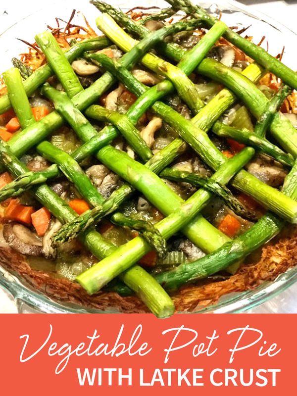 Vegetable Pot Pie with Latke Crust