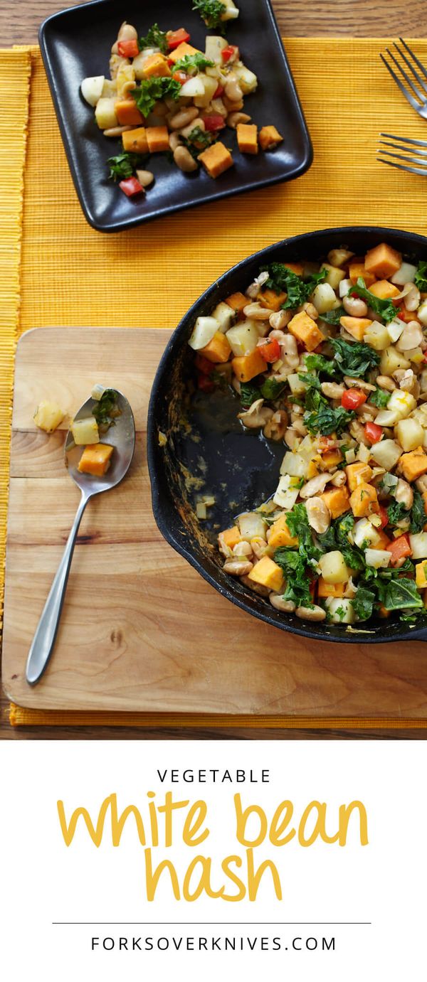 Vegetable White Bean Hash