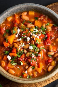 Vegetarian Chili With Winter Vegetables