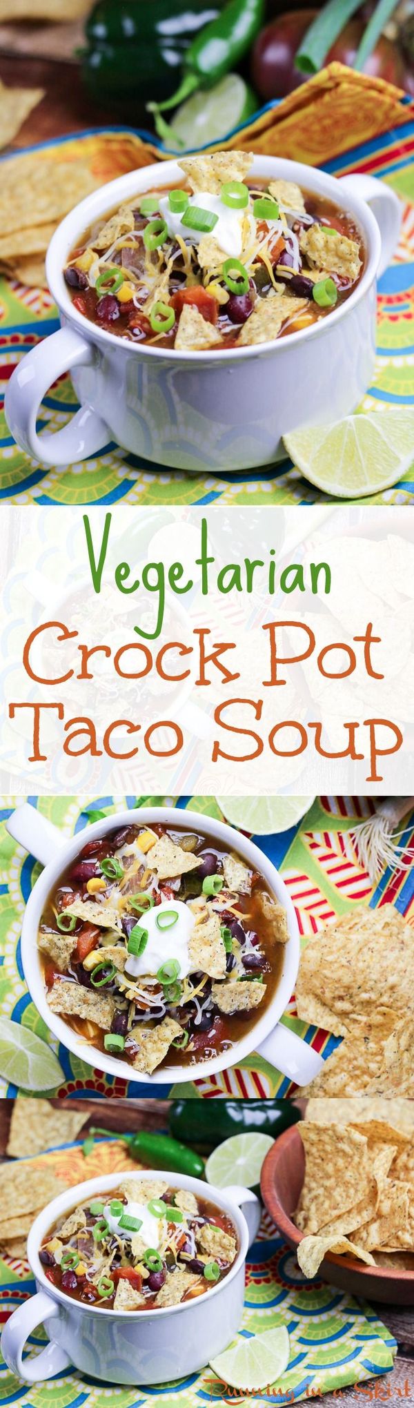 Vegetarian Crock Pot Taco Soup