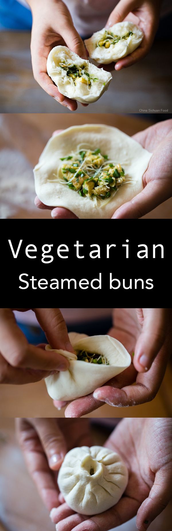 Vegetarian Steamed Buns