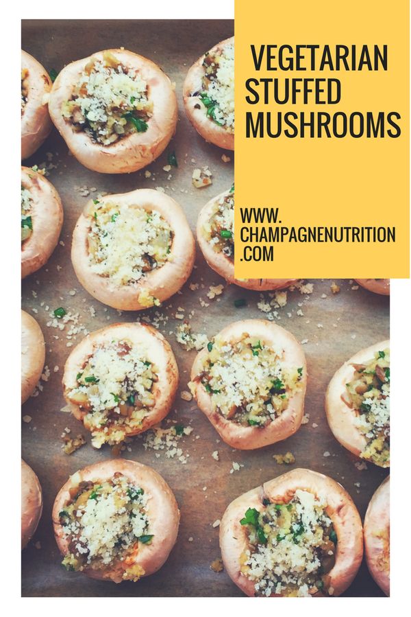 Vegetarian Stuffed Mushrooms