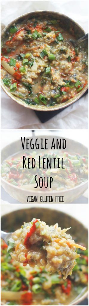 Veggie and Red Lentil Soup