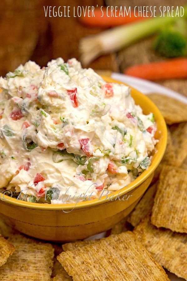 Veggie Lover's Cream Cheese Spread