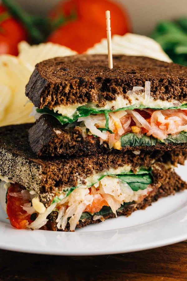 Veggie Reuben Sandwiches (Vegan, Gluten Free