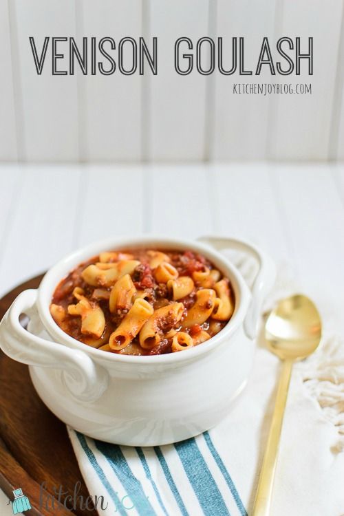 Venison Goulash