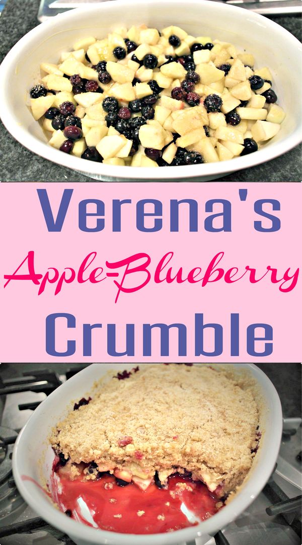 Verena’s Apple-Blueberry Crumble