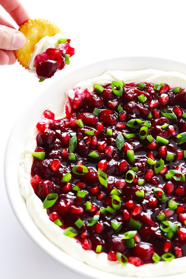 Very Merry Cranberry Cream Cheese Dip