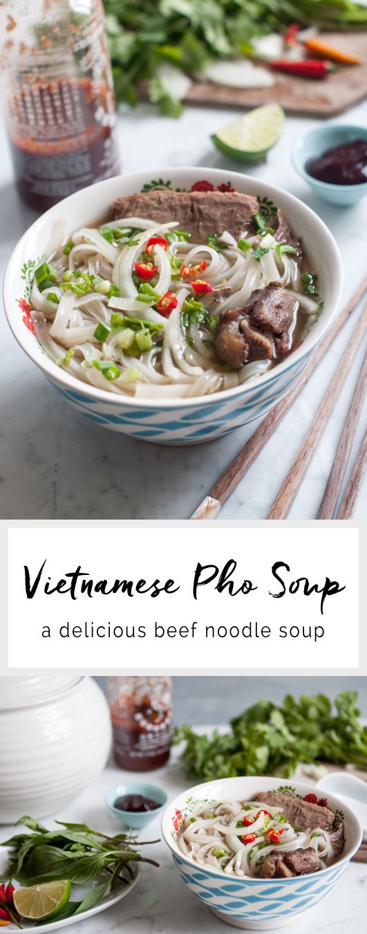 Vietnamese Beef Noodle Soup (