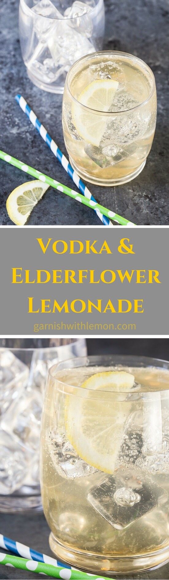 Vodka and Elderflower Lemonade