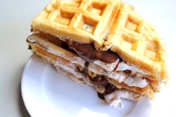 Waffle S'mores