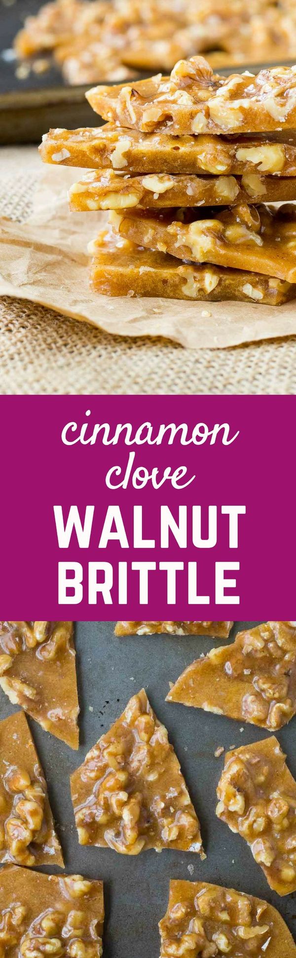 Walnut Brittle with Cinnamon and Cloves