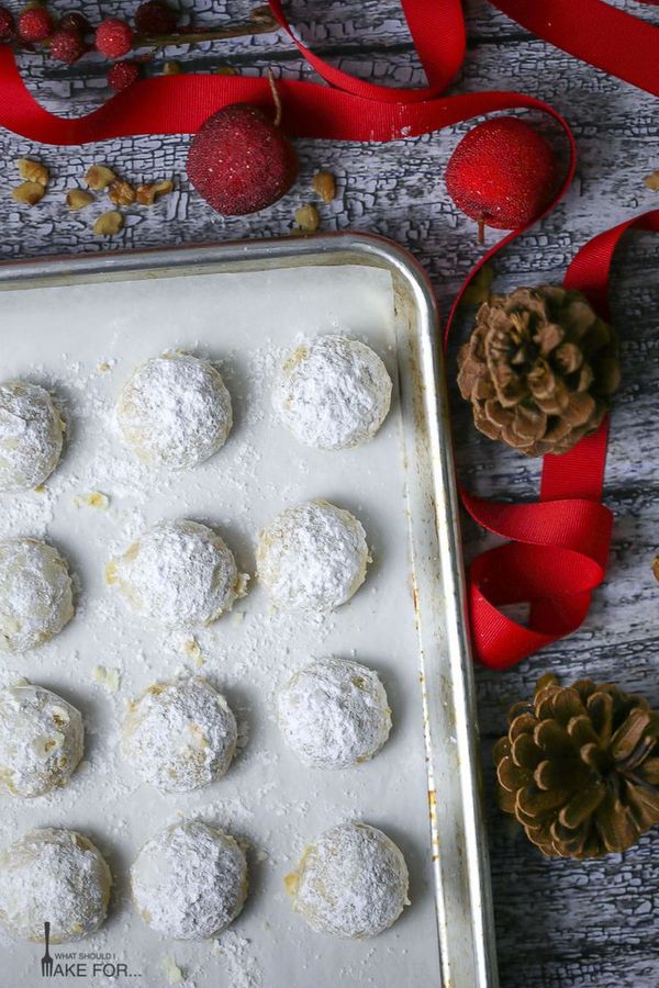 Walnut Snowball Cookies