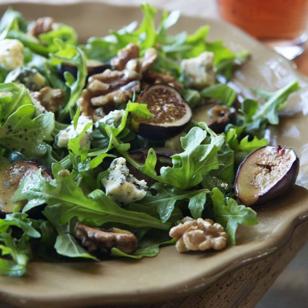 Warm Fig & Arugula Salad