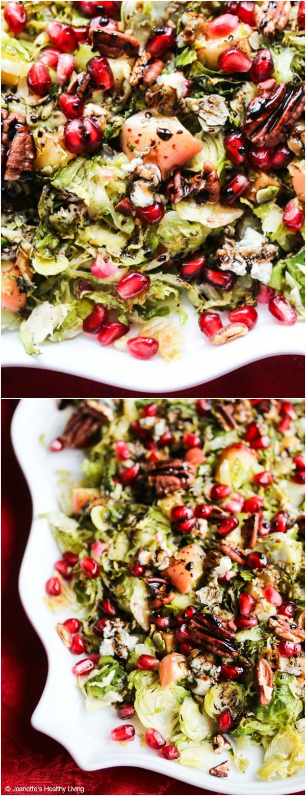 Warm Roasted Brussels Spout Apple Salad