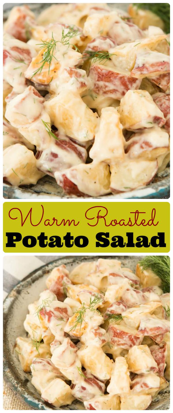 Warm Roasted Potato Salad