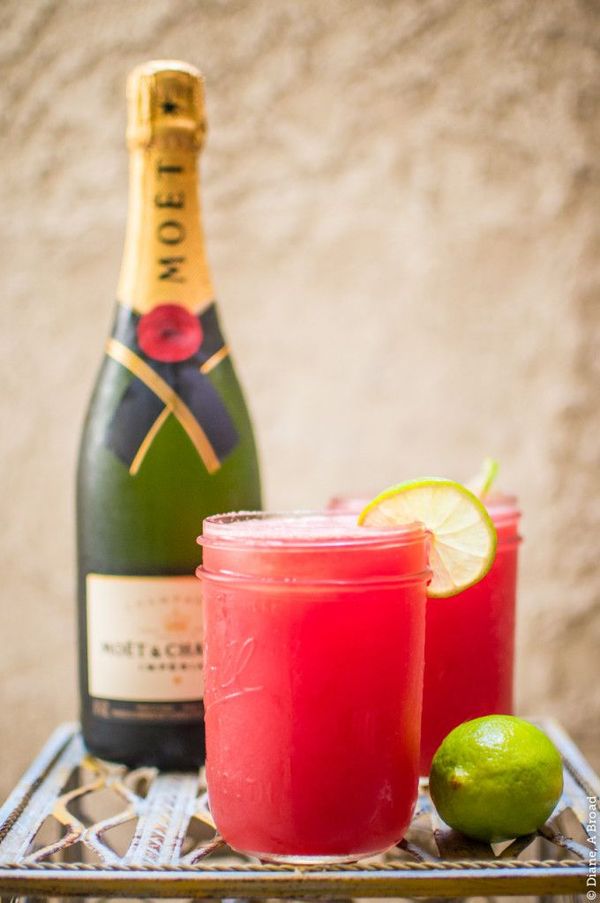 Watermelon Agua Fresca Mimosas