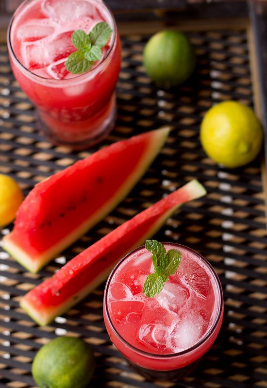 Watermelon Iced Tea Recipe, Easy Watermelon Lime Iced Tea