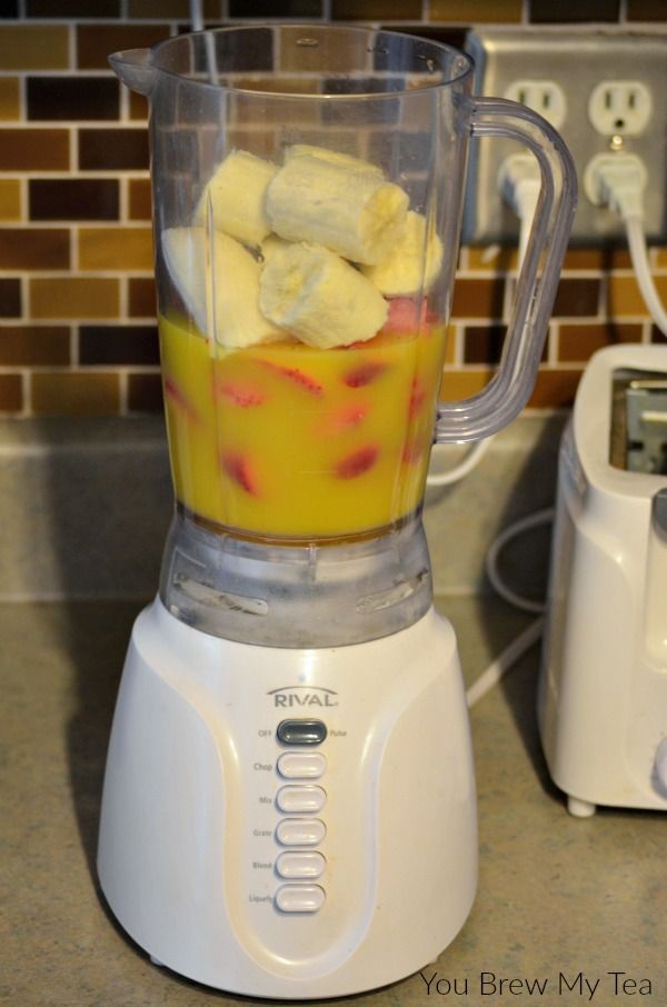 Weight Watchers Breakfast Strawberry Banana Smoothie