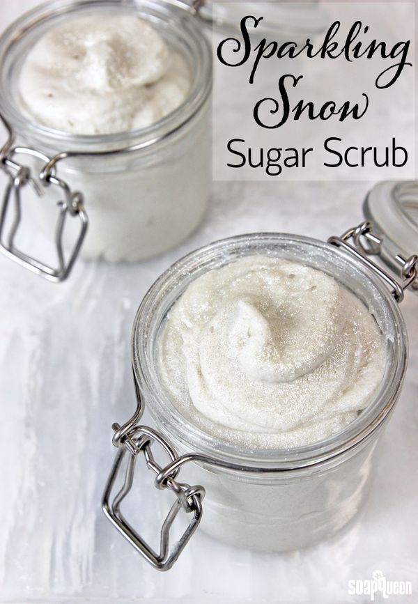 Whipped Sparkling Snow Sugar Scrub