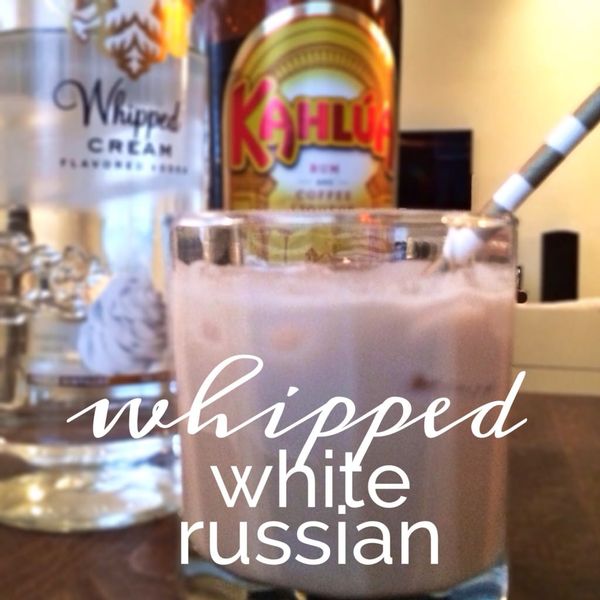 Whipped white russian