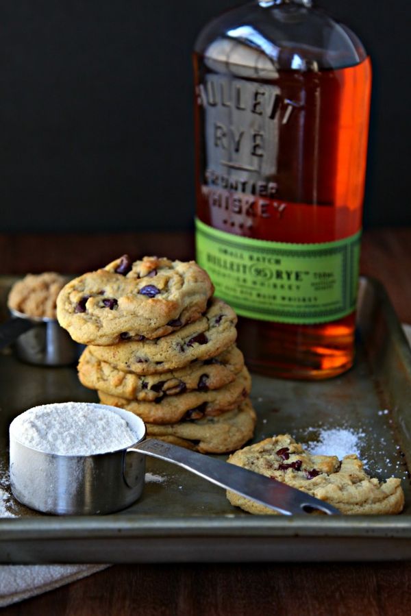 Whiskey Brown Butter Chocolate Chip Cookies