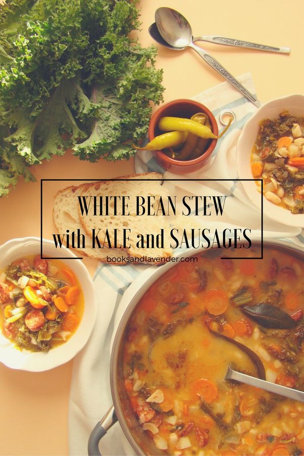 White Bean Stew with Kale and Sausages