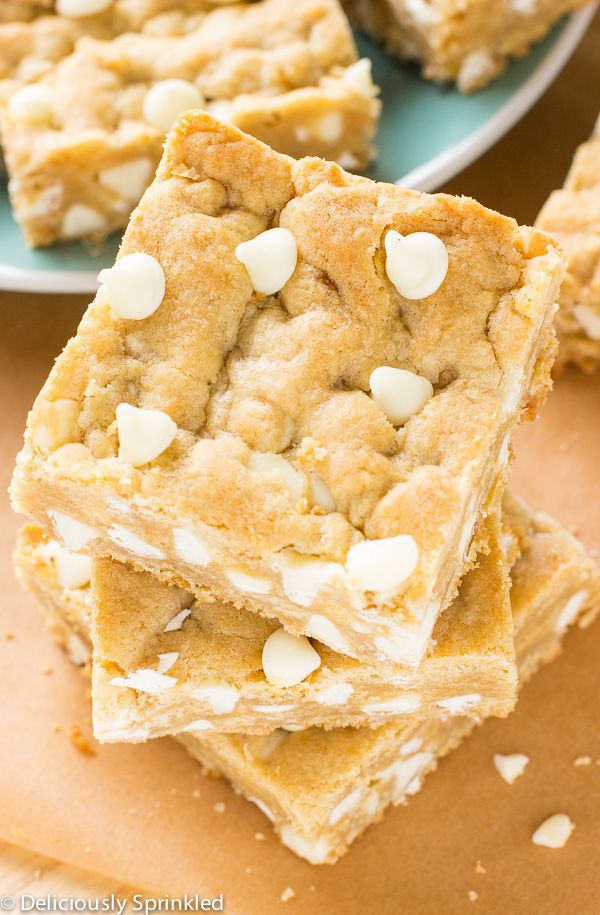 White Chocolate Blondies