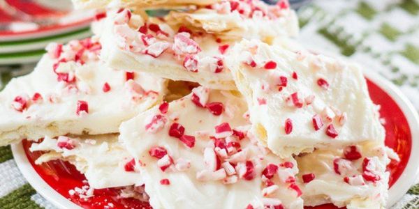 White Chocolate Christmas Peppermint Bark