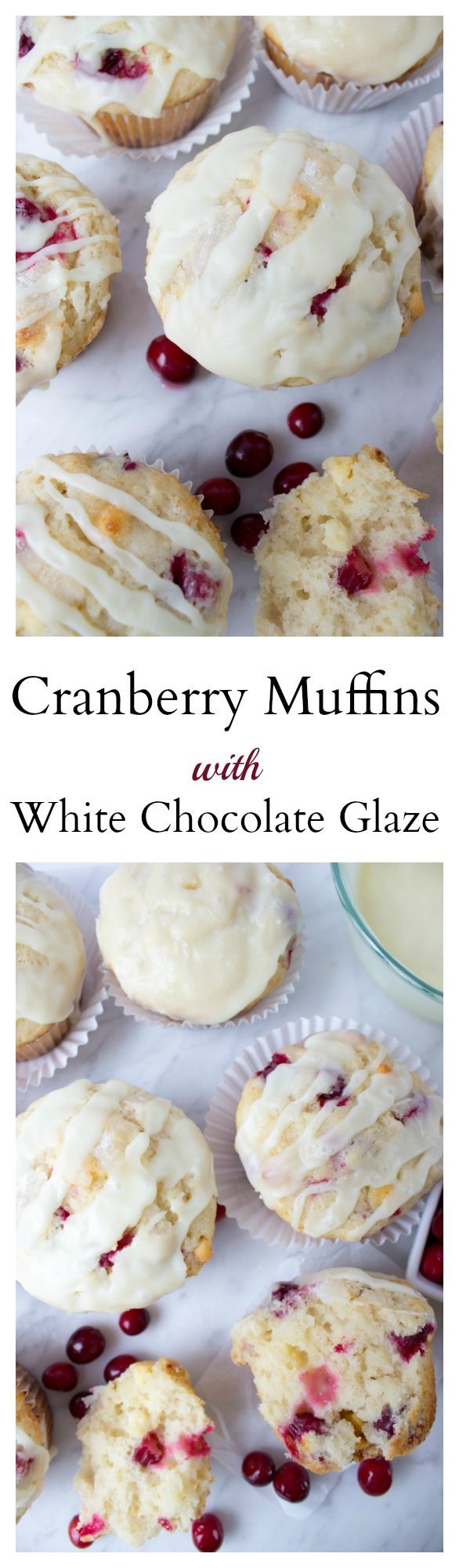 White Chocolate Cranberry Muffins