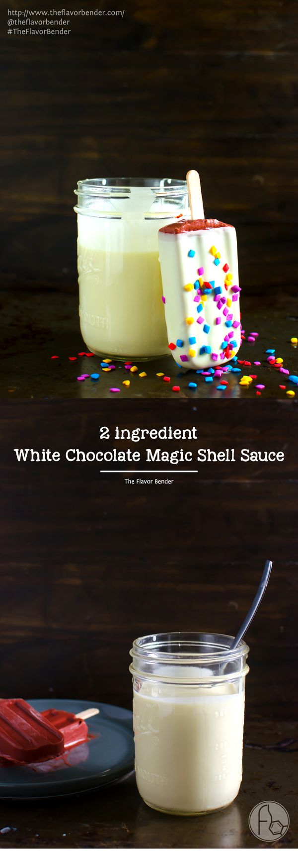 White Chocolate Magic Shell Sauce