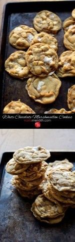 White Chocolate Marshmallow Cookies