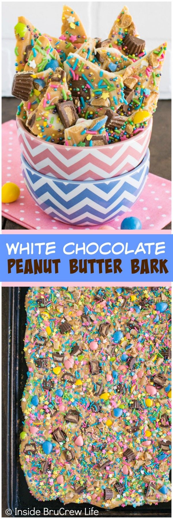 White Chocolate Peanut Butter Bark