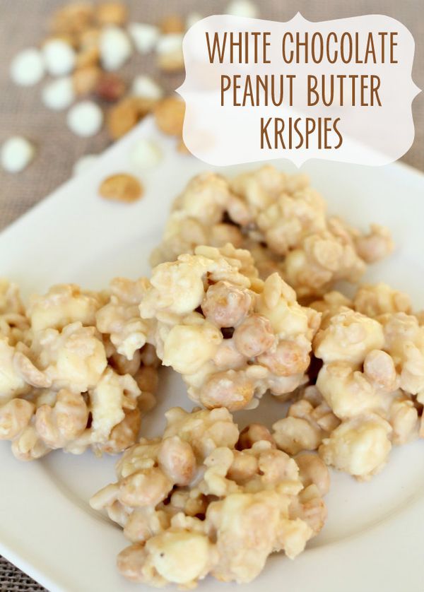 White Chocolate Peanut Butter Krispies