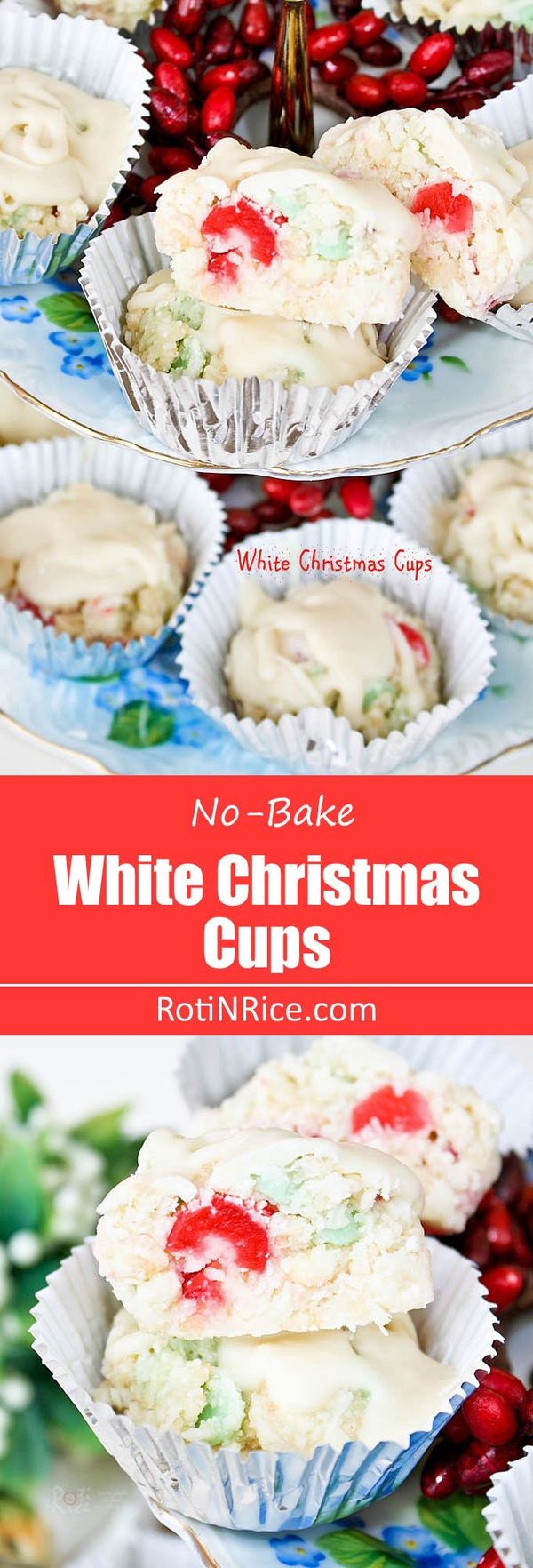 White Christmas Cups