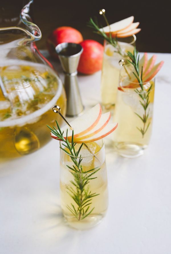 White Wine, Rum & Apple Cider Pitcher Cocktail