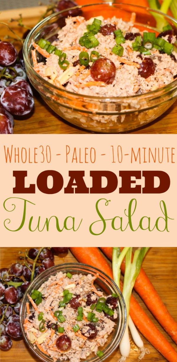 Whole30 Loaded Tuna Salad
